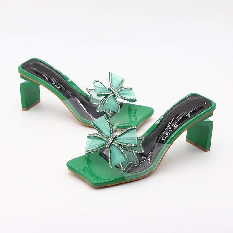 Etta Bowknot Open Toe High Heels Sandal